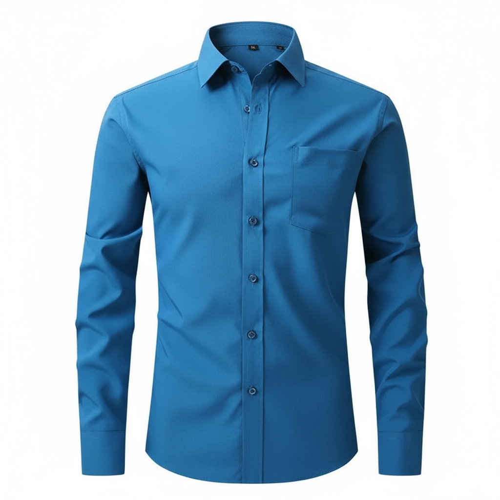 Men's Professional Business Dress Shirt - Anti-Wrinkle