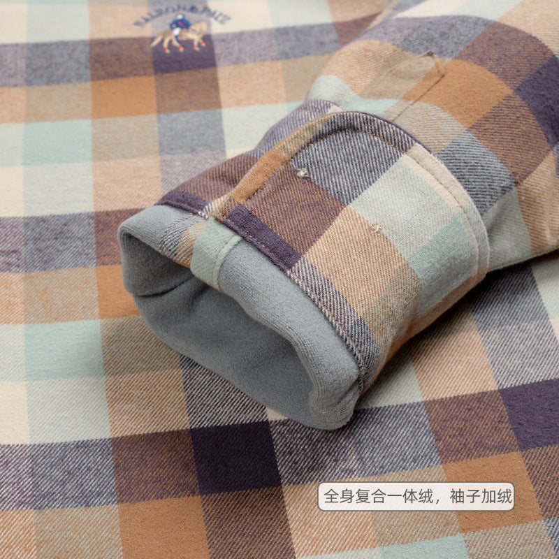 Men's insulated long sleeve shirt