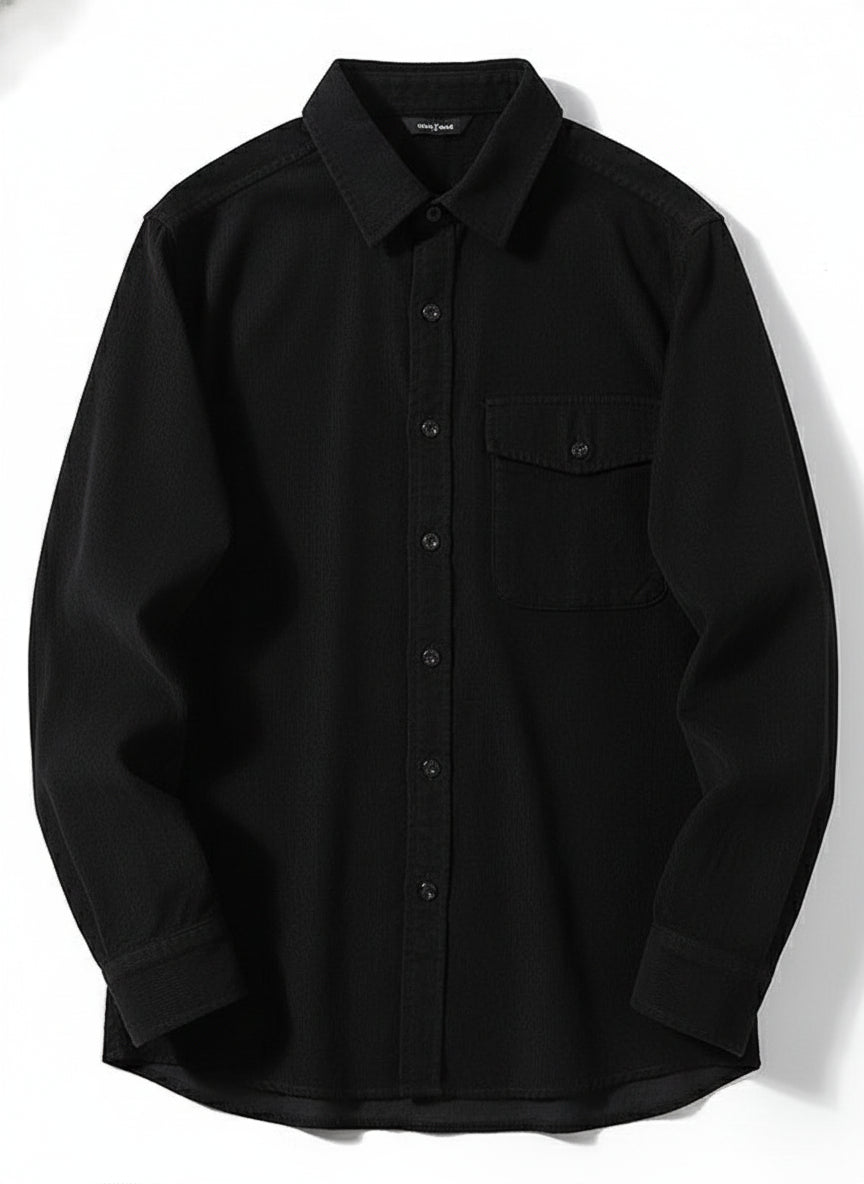 Men's Vintage American Workwear Corduroy Shirt